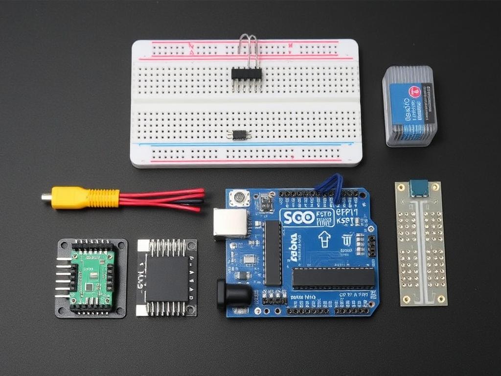 eep Track of COVID-19 Outbreak in your country using ESP8266 12E (NodeMcu) Необходимые компоненты для проекта фото