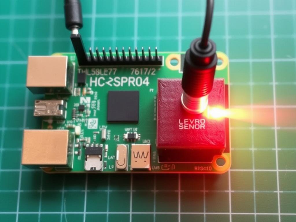 Творческие проекции: Использование сенсора дистанции на Raspberry Pi