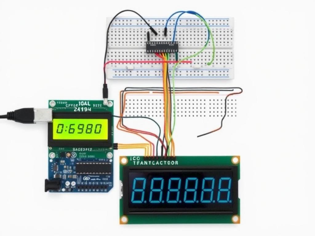 implest Arduino Lock/unlock code/algorithm using Keypad and LCD screen Схема подключения компонентов фото