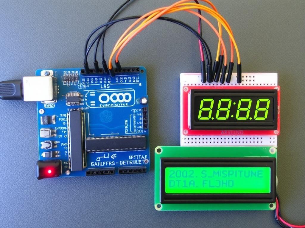 Измерение температуры: Подключение датчика DS18B20 к Arduino с использованием LCD для отображения в Цельсиях и Фаренгейтах