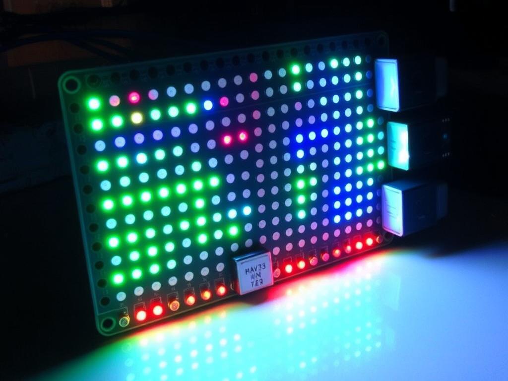 Raspberry Pi и LED Матрицы: Настройка MxN MAX7219 Для Визуального Шика