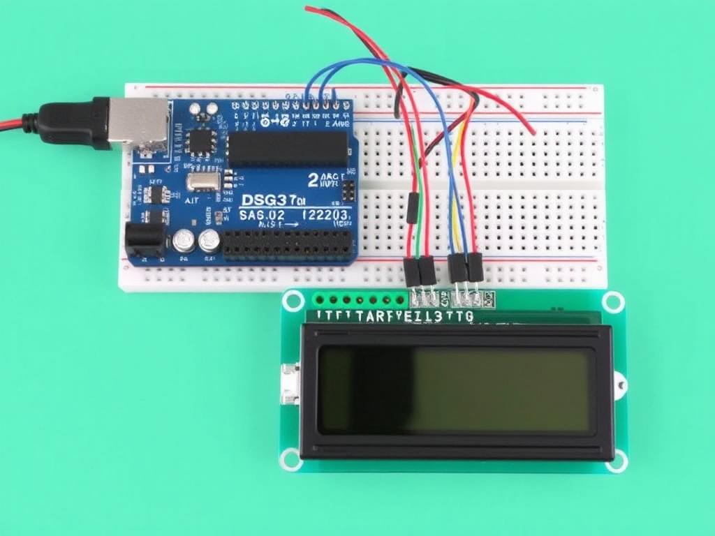 nterfacing DS18b20 Temperature sensor with Arduino + LCD to measure in Celsius and Fahrenheit Тестирование и отладка фото