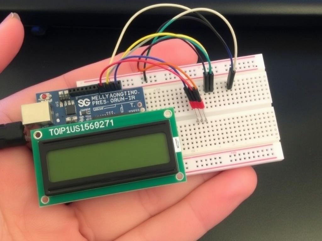 nterfacing DS18b20 Temperature sensor with Arduino + LCD to measure in Celsius and Fahrenheit Что такое Arduino? фото