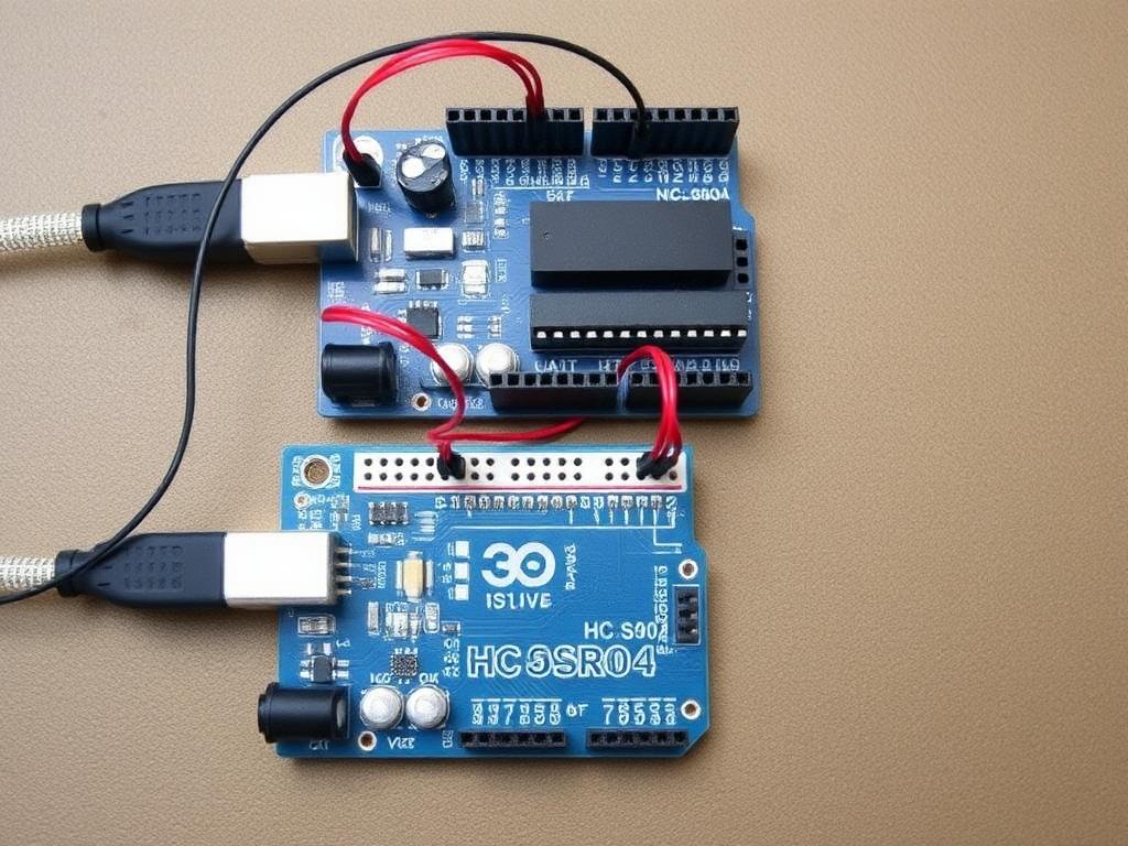 ow to use HC-SR04 ultrasonic module with Arduino to measure distance in cm and inch 2. Системы автоматизации фото