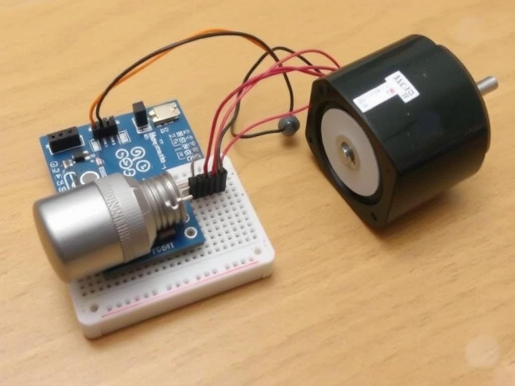 ontrôler la vitesse d’un moteur avec un potentiomètre + L298n et Arduino Что нам понадобится? фото