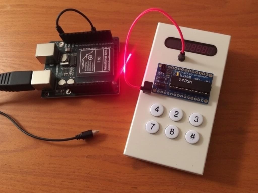 iper des numéros téléphone depuis Arduino avec SIM800L + Projet d’alarme LASER GSM Проверка и настройка фото