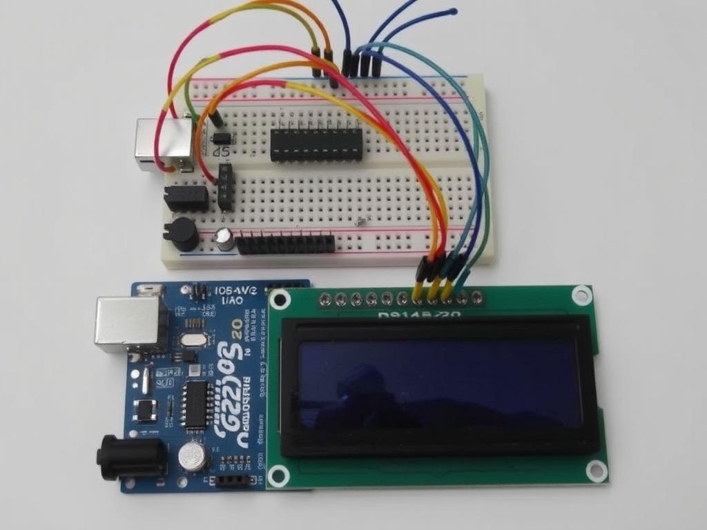 nterfacing DS18b20 Temperature sensor with Arduino + LCD to measure in Celsius and Fahrenheit Установка библиотек фото